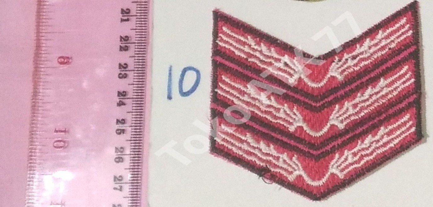 Logo Badge Bet Bordiran Lencana Seragam Sekolah Pramuka Paskib PMR PMI
