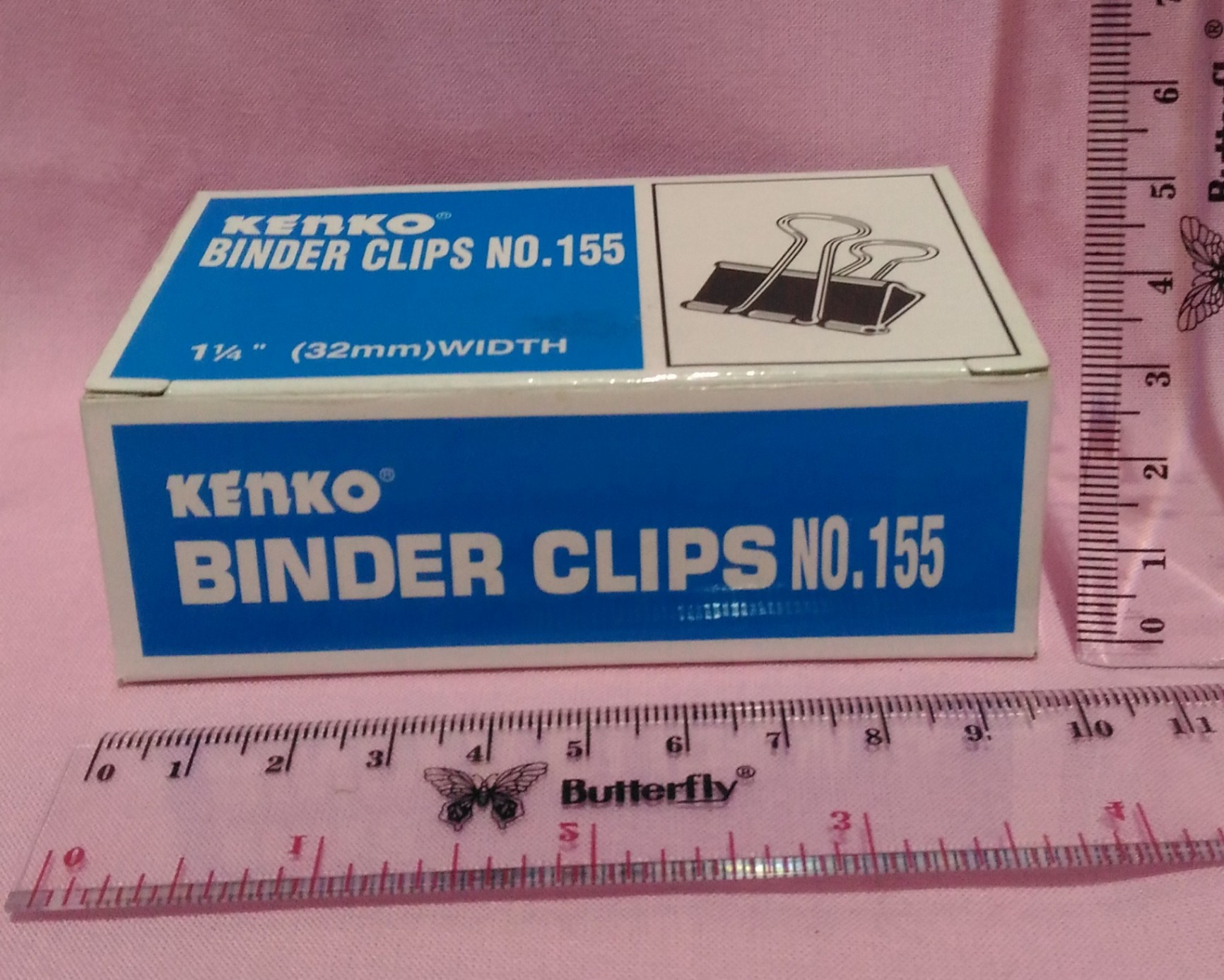 Binder Clips no 155 Penjepit Kertas Klip 1pack = 12pcs READY STOCK