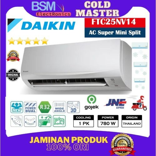 AC DAIKIN FTC25NV14 / FTC25 AC STANDARD THAILAND 1 PK Unit Only 
