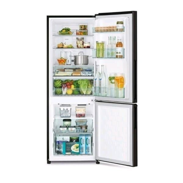 Kulkas HITACHI R-B33PGD8 BBK Bottom Freezer RB33PGD8
