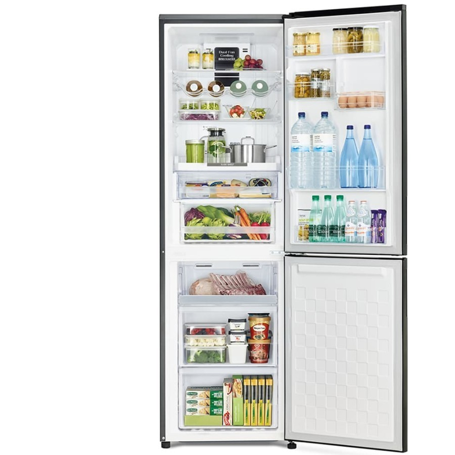 Kulkas Hitachi R-BG41PGD6X XGR Glass Bottom Freezer RBG41PGD6X