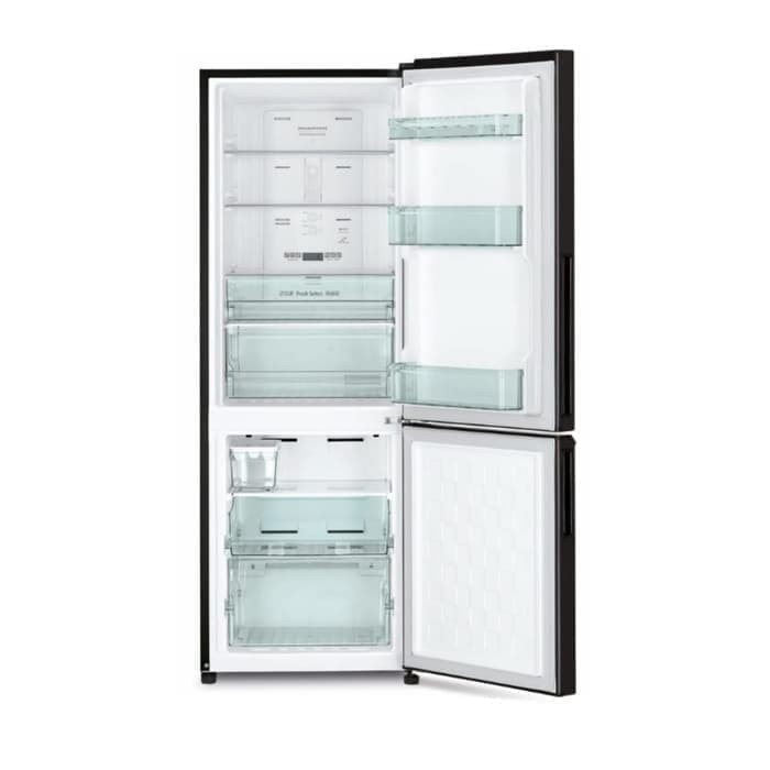 HITACHI Kulkas R-B33PGD8 BSL / BBK 275Liter Bottom Freezer RB33PGD8