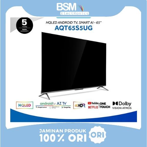 AQUA Japan HQLED Android TV Smart AI - 65" AQT65S5UG