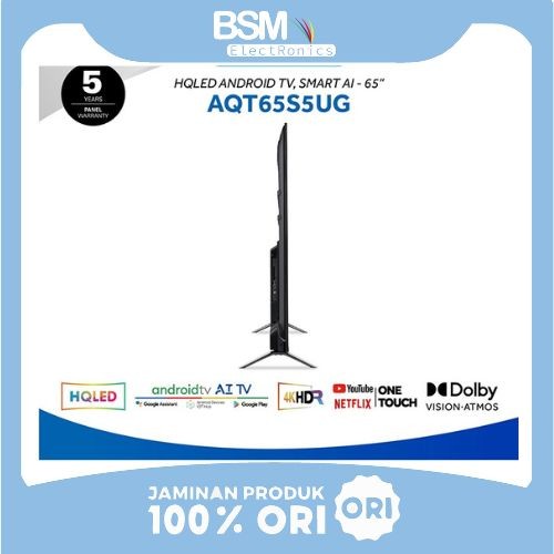 AQUA Japan HQLED Android TV Smart AI - 65" AQT65S5UG