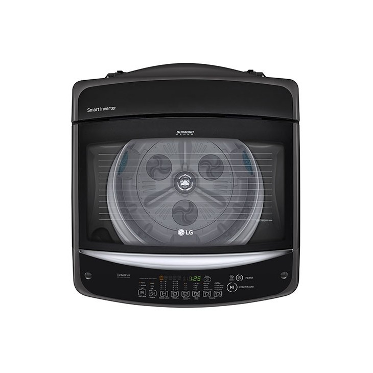 LG Mesin Cuci Top Loading T2518VSAB/T-2518VSAB Smart Inverter 18Kg