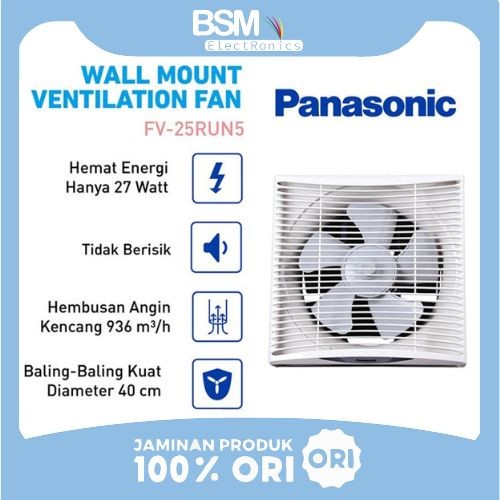 Exhaust Ventilating Fan PANASONIC FV-25RUN5 10 inch Promo/Termurah 