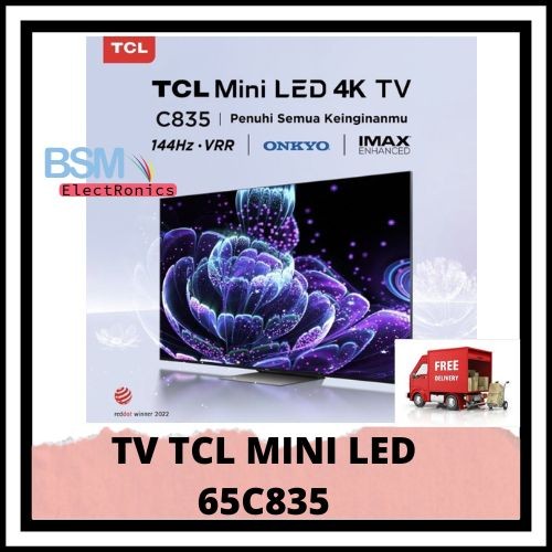 TCL TV MINI LED 4K 65C835 65 C835 GOOGLE TV VRR 144Hz ANDROID 11