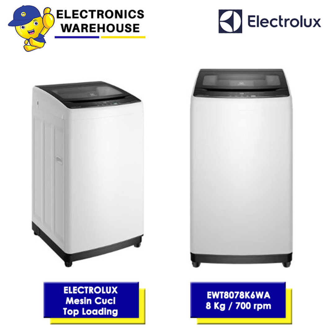 Mesin Cuci Top Load ELECTROLUX EWT8078K6WA