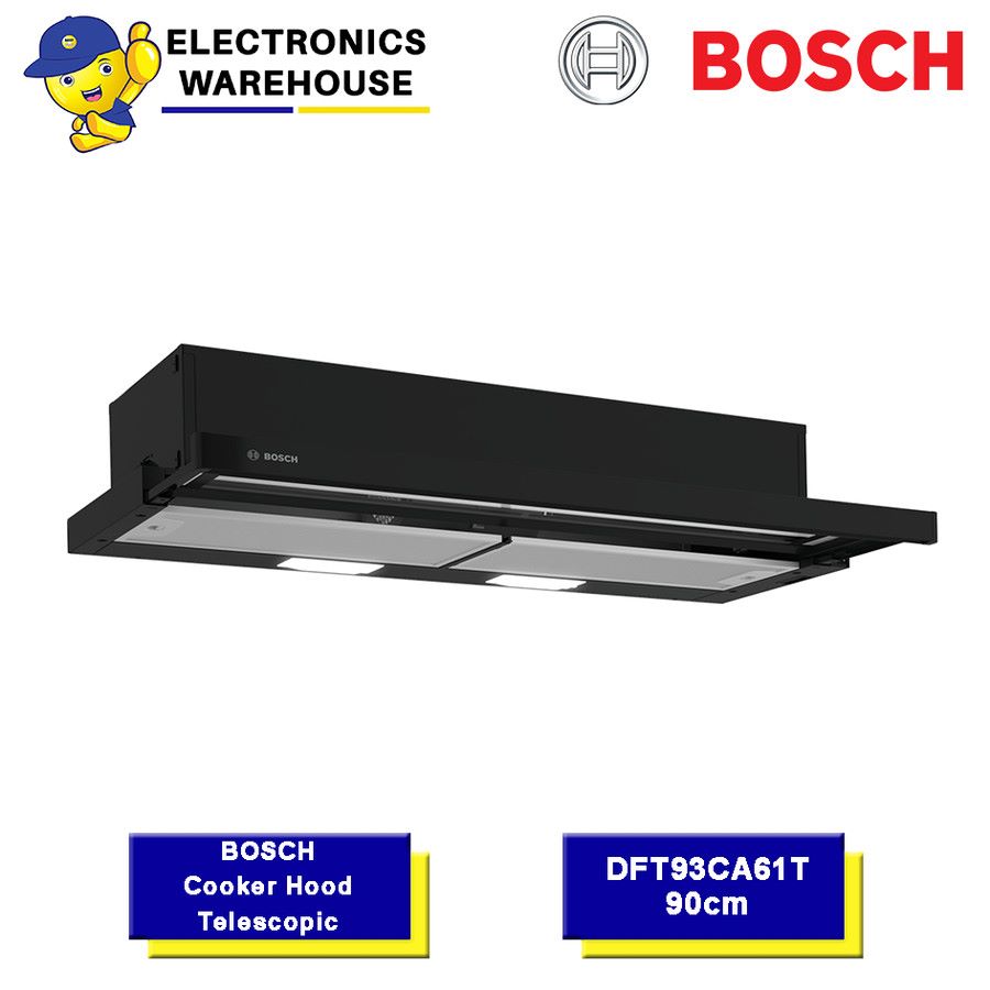 Bosch Cooker Hood Telescopic / Tudung Asap DFT93CA61T Serie 2 | 90 cm