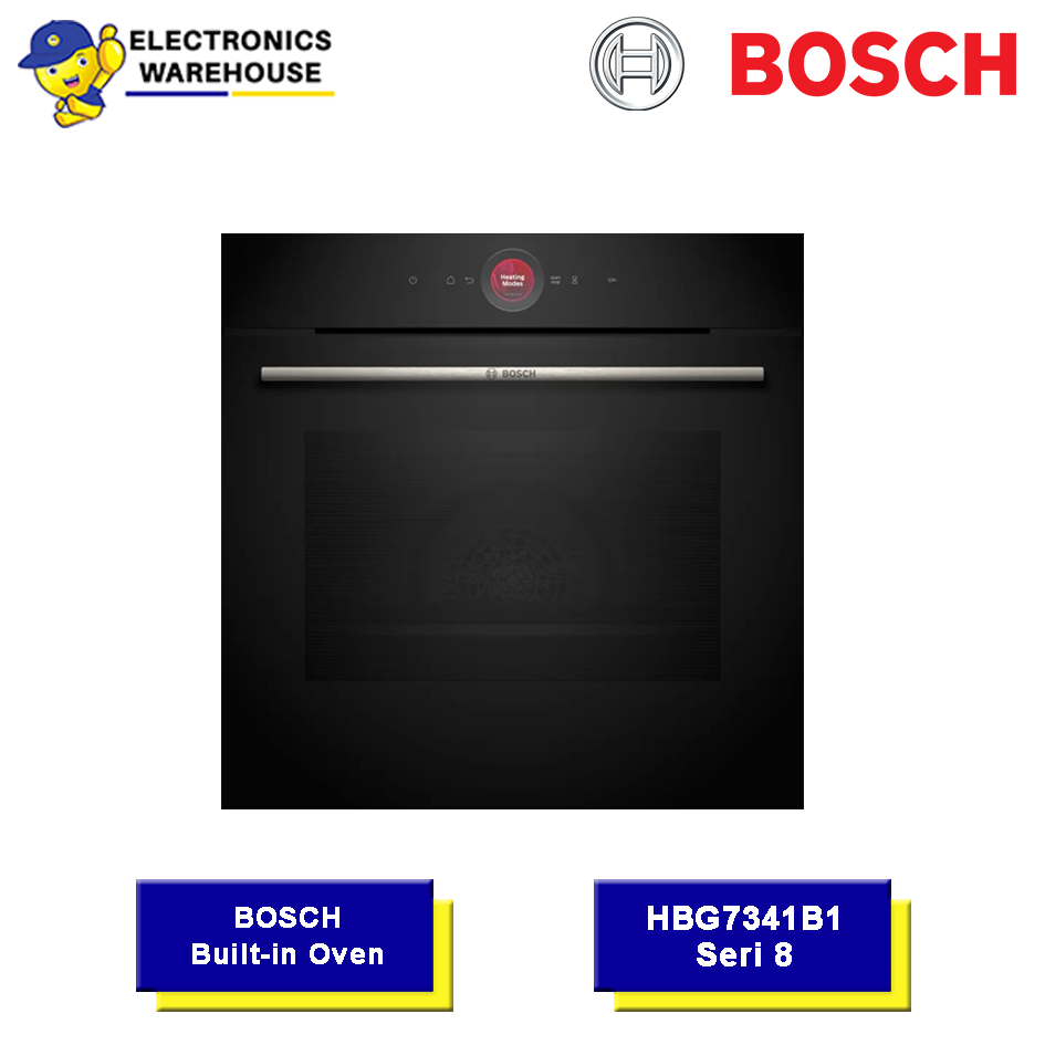 Bosch HBG7341B1 Oven Tanam / Built-In Oven 60x60cm Seri 8