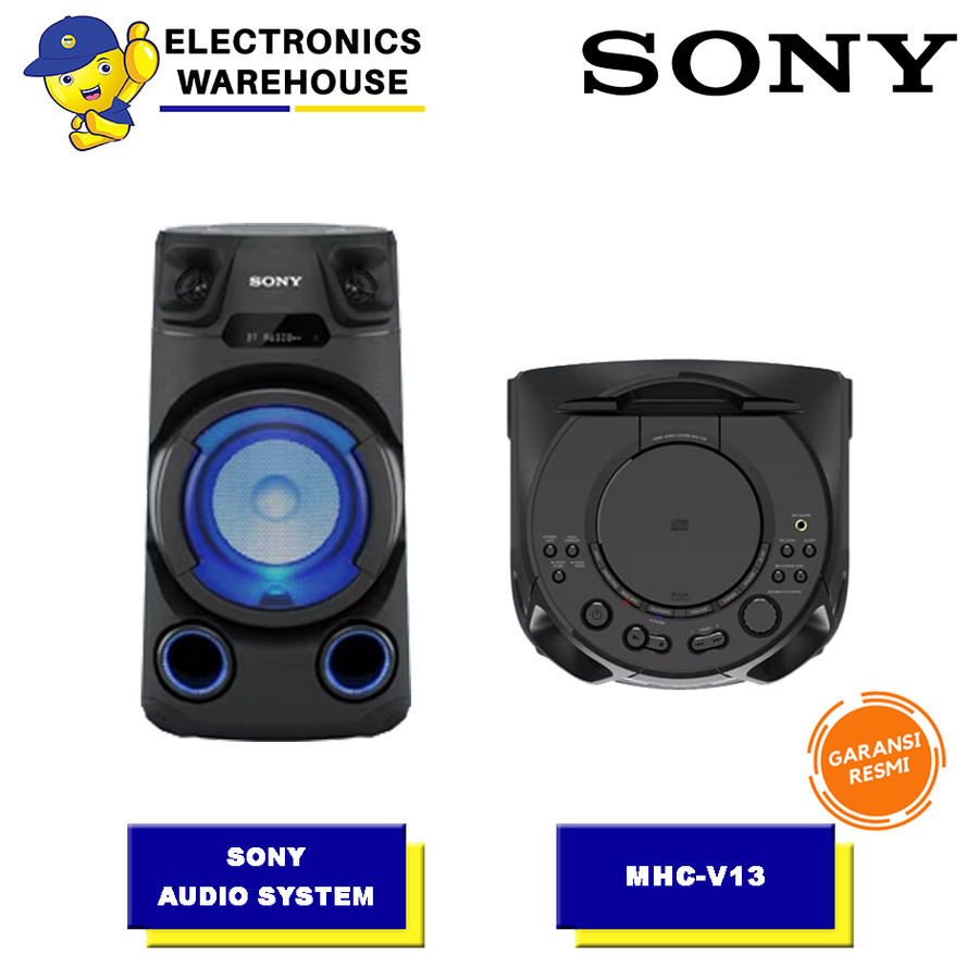 Jual SONY MHC-V13 SPEAKER PARTY PORTABLE KARAOKE BLUETOOTH MHCV13 MHC-V13D