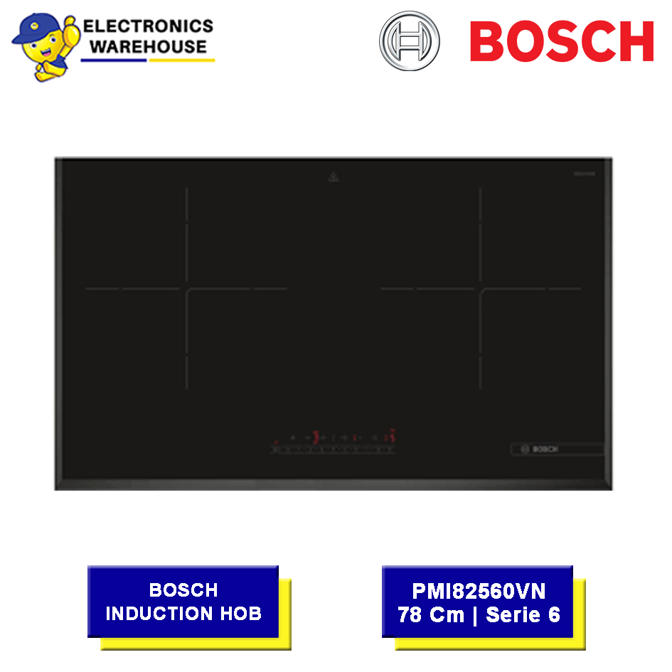 Bosch PMI82560VN Induction Hob / Kompor Induksi Seri 6 | 78 cm