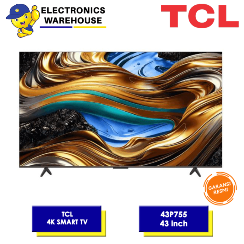 TCL 43P755 4K UHD HDR10+ Google TV w/ Dolby Vision-Atmos 43 Inch