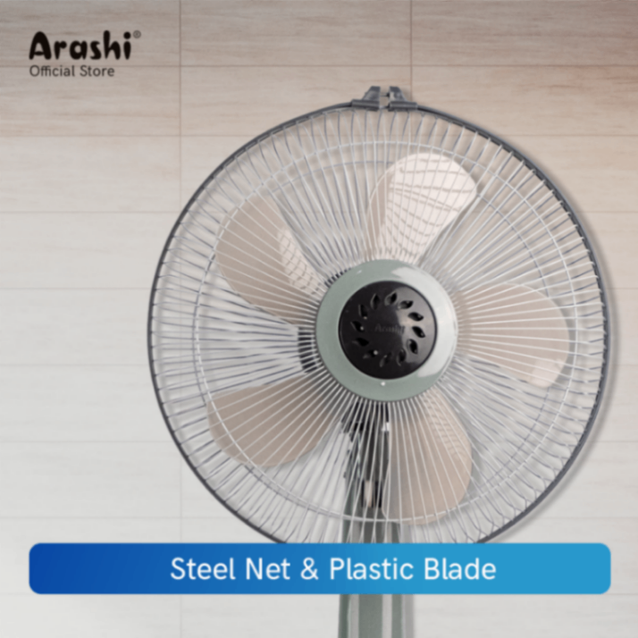 Arashi Kipas Angin Meja & Dinding General Duo Fan 12" Gray