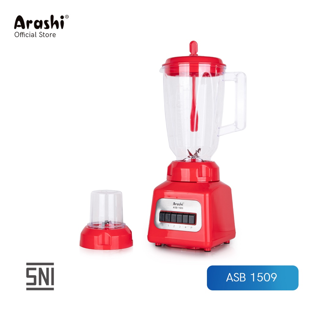 Arashi Stand Blender ASB 1509 Pelumat/ Jar Plastik/ 5 Mode Kecepatan