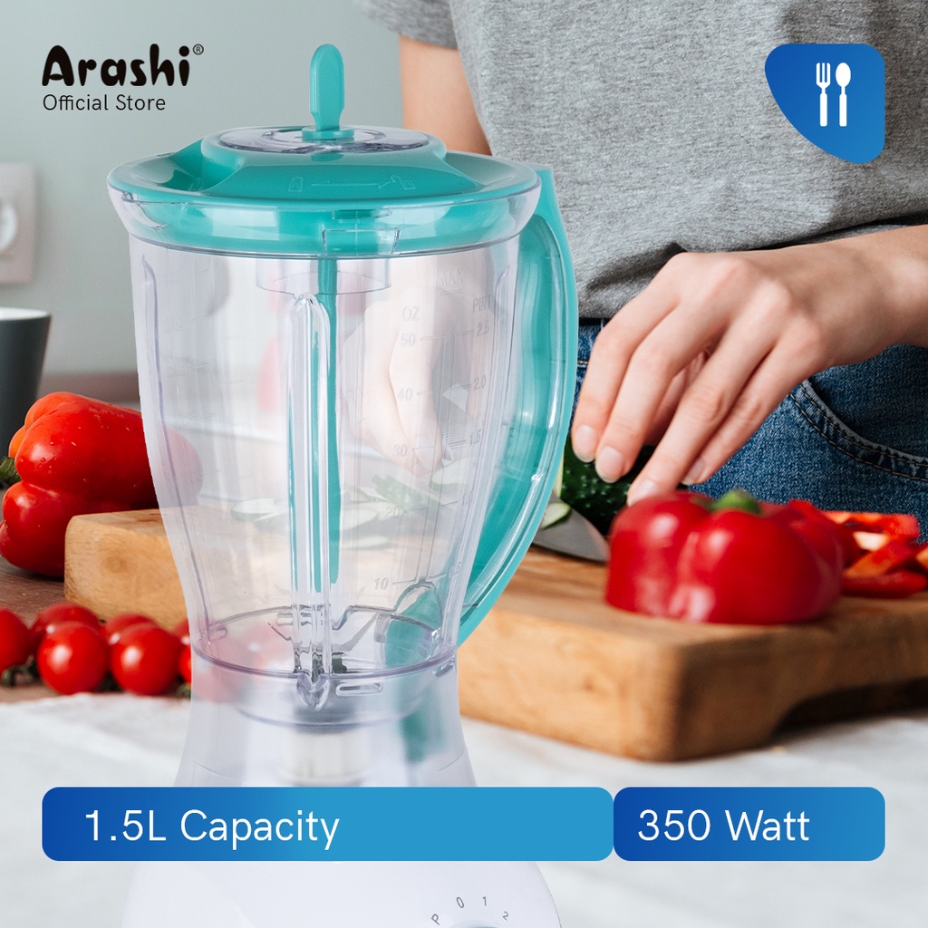 Arashi Stand Blender ASB 1507 Pelumat/ Jar Plastik/ 3 Mode Kecepatan