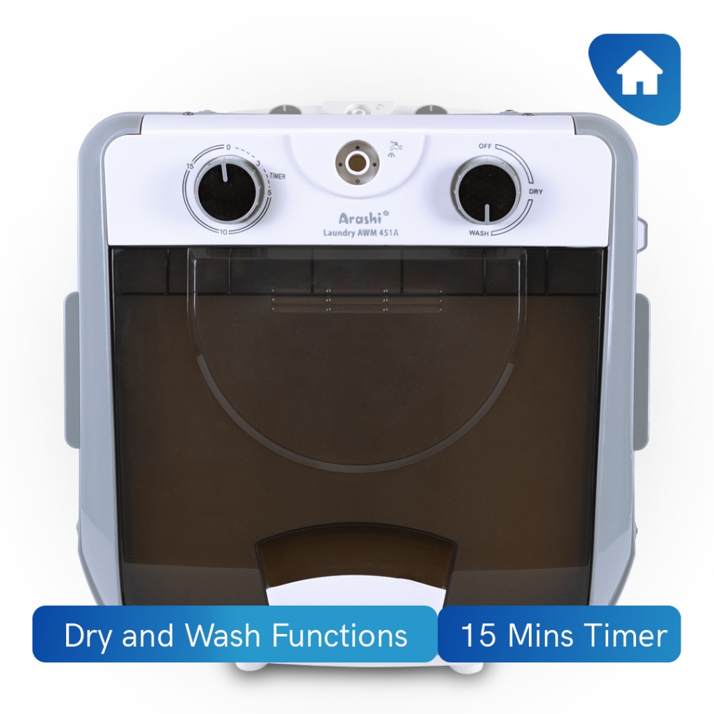 Arashi Laundry AWM 451A - Grey
