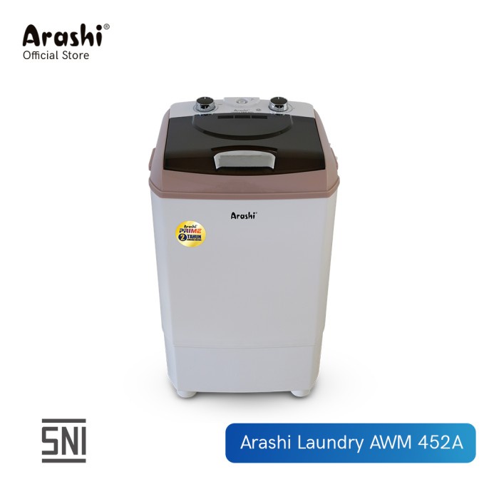 Arashi Laundry AWM 452A Mesin Cuci 1 Tabung 4.5 KG