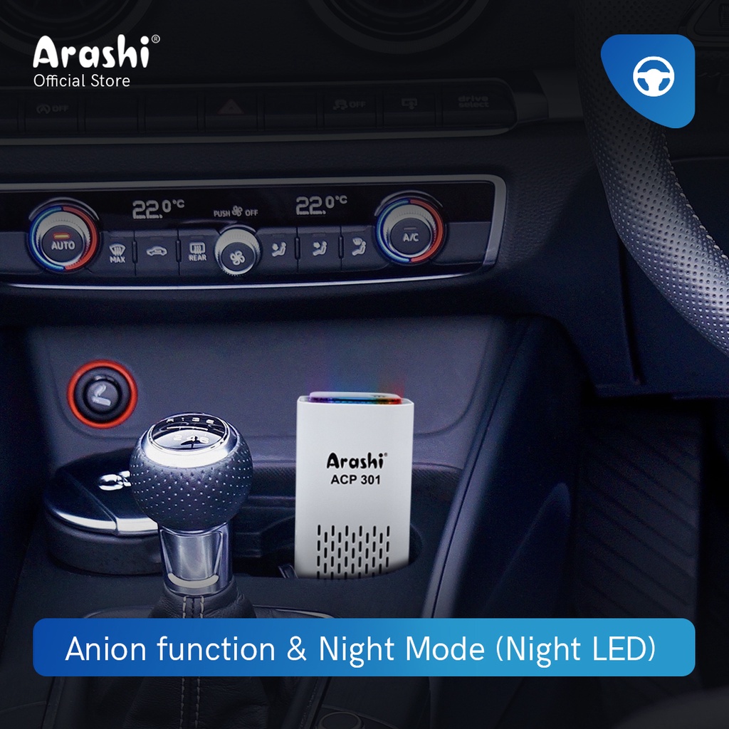 Arashi ACP 301 Car Purifier Portable with HEPA Filter