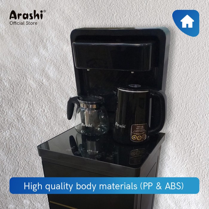 Arashi Multifunction Dispenser AMD 01B / Hot & Warm / Galon Bawah