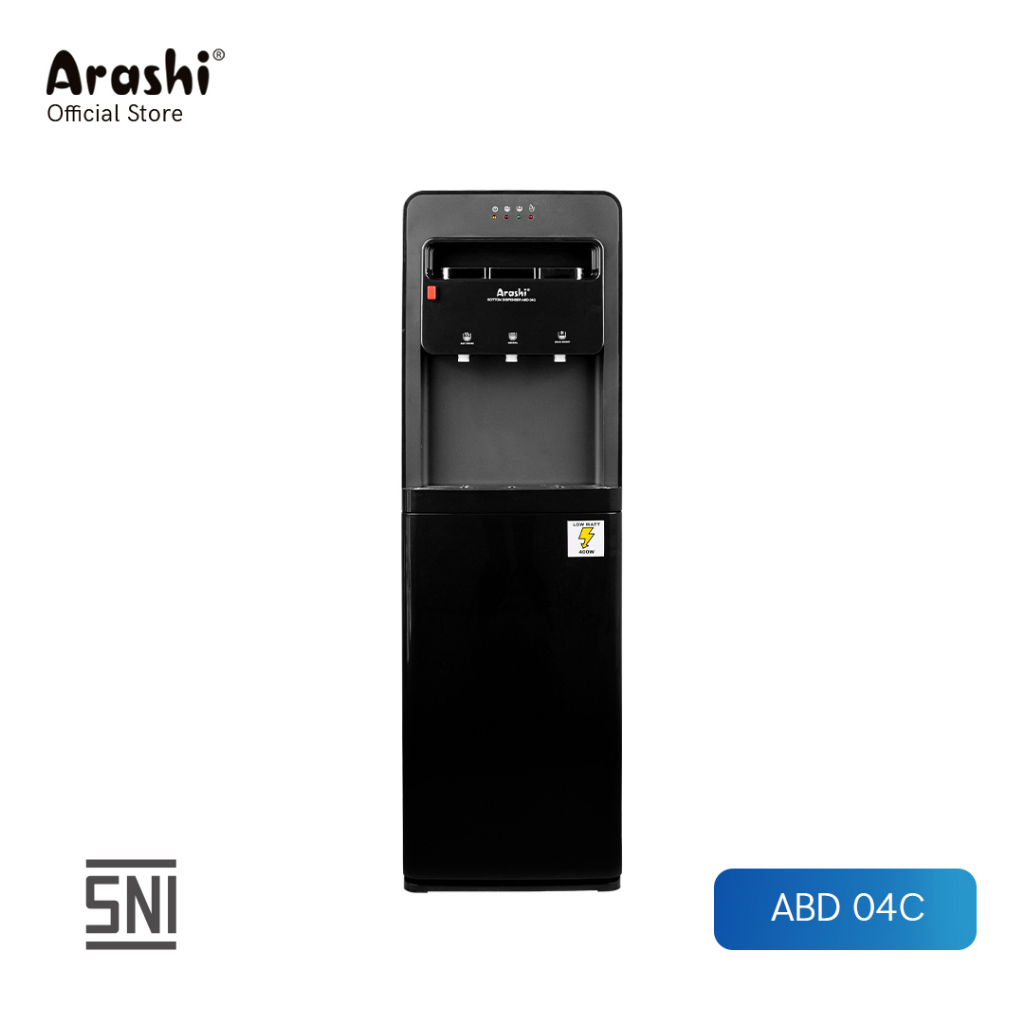 Arashi Bottom Dispenser ABD 04C / Hot & Cool / Galon Bawah