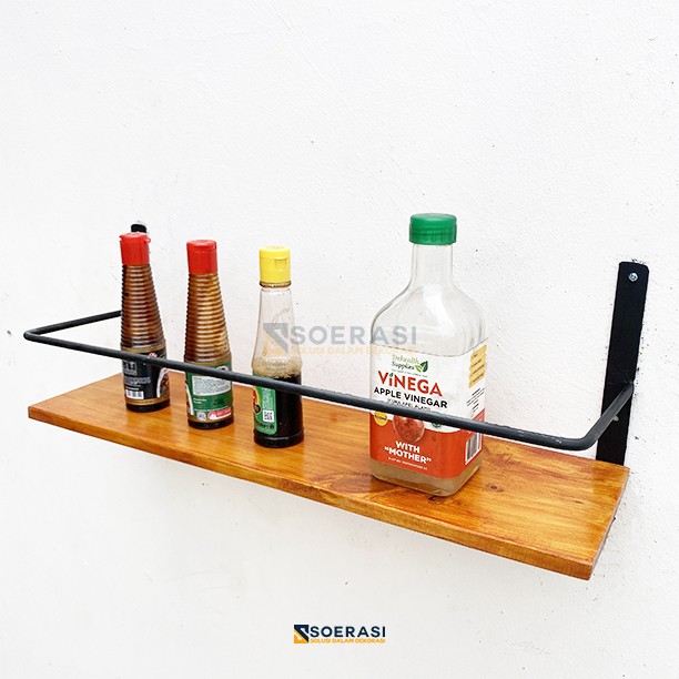 Rak dinding 15cm ala jepang simple minimalis vintage kuno retro murah