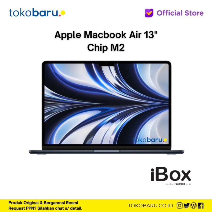 Apple Macbook Air M2 Chip 2022 8GB/256GB/512GB IBOX 
