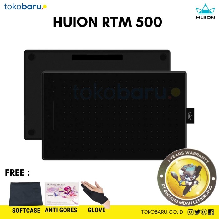 Huion RTM 500 Pen Tablet Medium Garansi Resmi 1 Tahun
