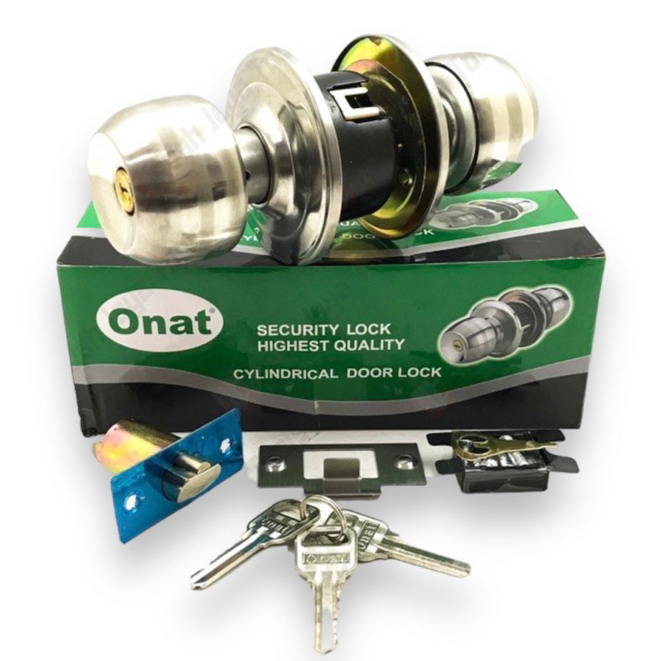 Kunci Pintu Kamar Mandi Bulat Handle Gagang Tarikan Handle Toilet WC Bulat Silinder /Kunci Pintu Kamar Mandi Bulat Handle Gagang