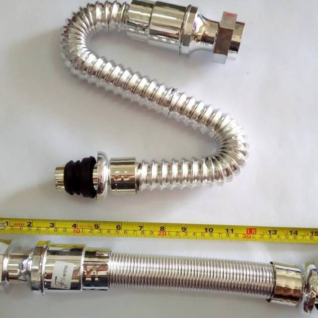 Selang Bak Cuci Piring Stainless / Selang pembuangan wastafel cuci piring / selang kitchen sink/Fiorentino Selang Bak Cuci Piring / Wastafel