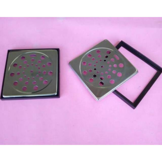 Saringan Got Plat Tebal/SARINGAN GOT PLAT BIASA SARINGAN WC SARINGAN AIR TUTUP FLOOR DRAIN 4"