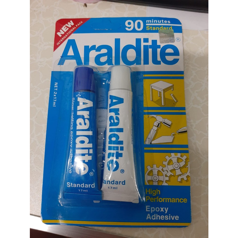 LEM ARALDITE RAPID/ LEM 90 MENIT/ LEM BESI/LEM ARALDITE BIRU/EPOXY RESIN BESI ARALDIT BIRU 90 MENIT/LEM BESI LOGAM