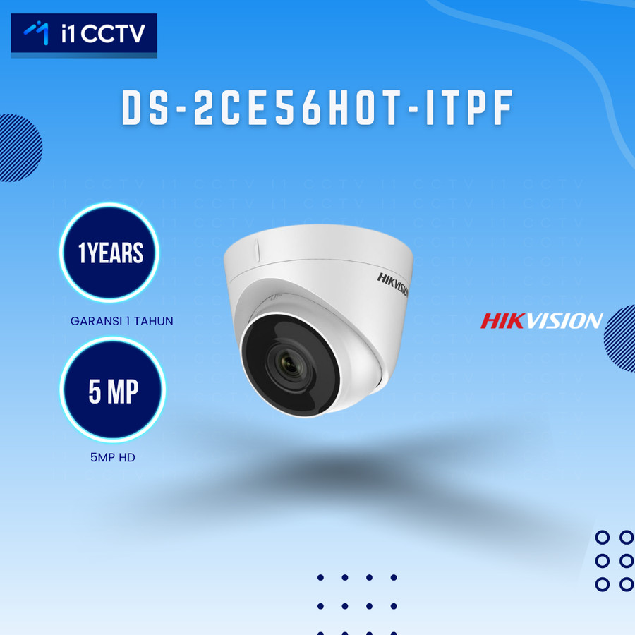 CAMERA HIKVISION 5MP DS-2CE56H0T-ITPF INDOOR