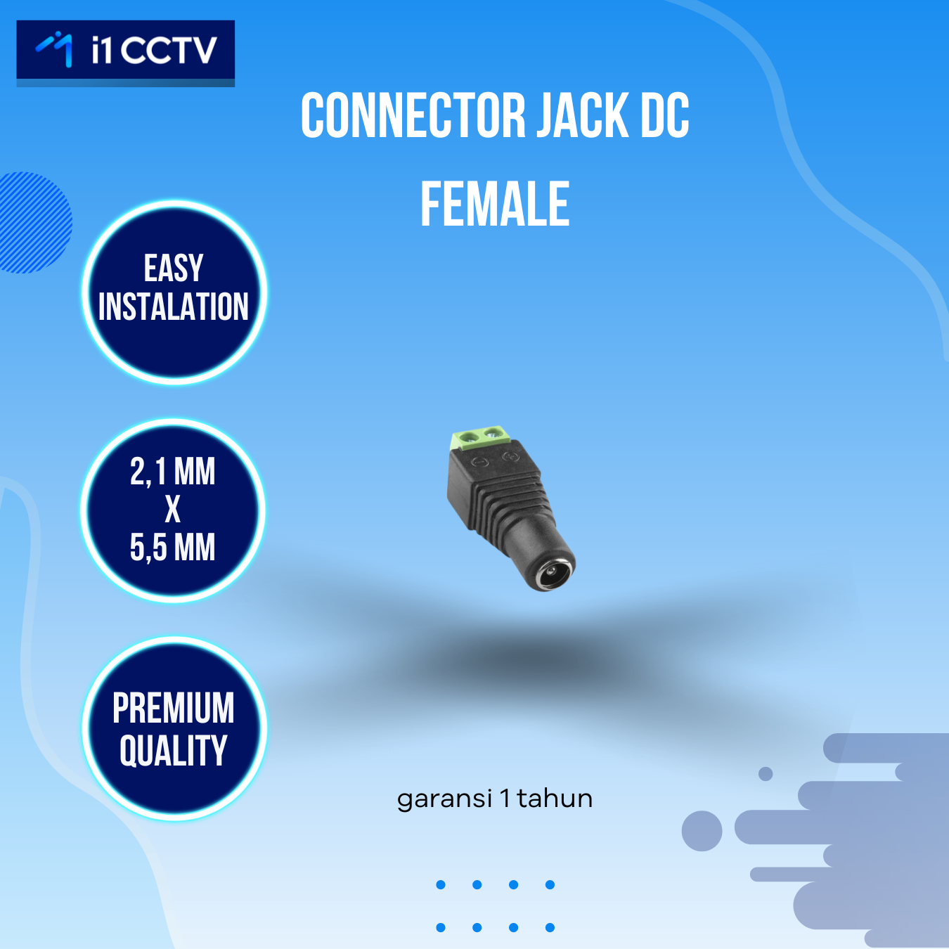 CONNECTOR JACK DC FEMALE