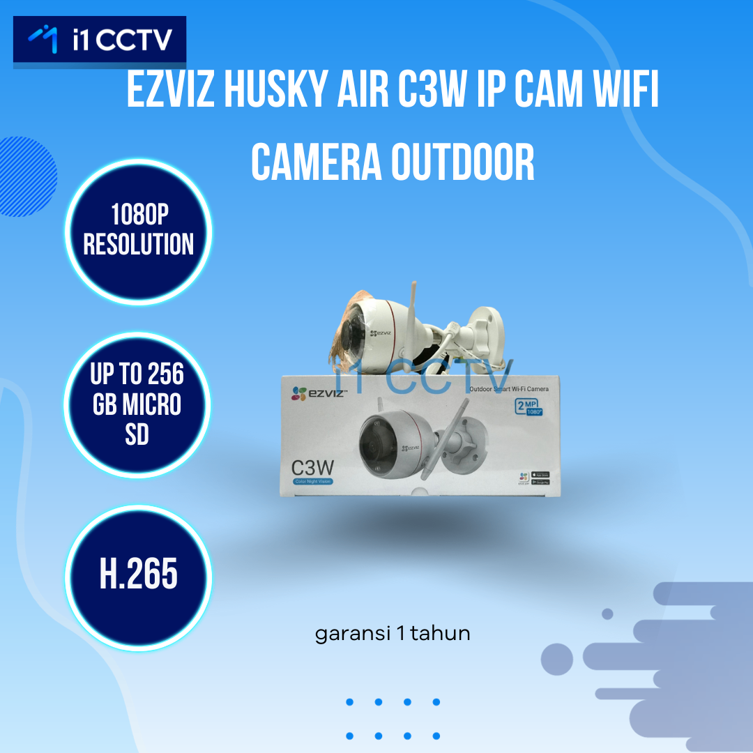 Husky Air Ezviz 720p Bullet Camera EZVIZ HUSKY AIR C3W 1080P IP