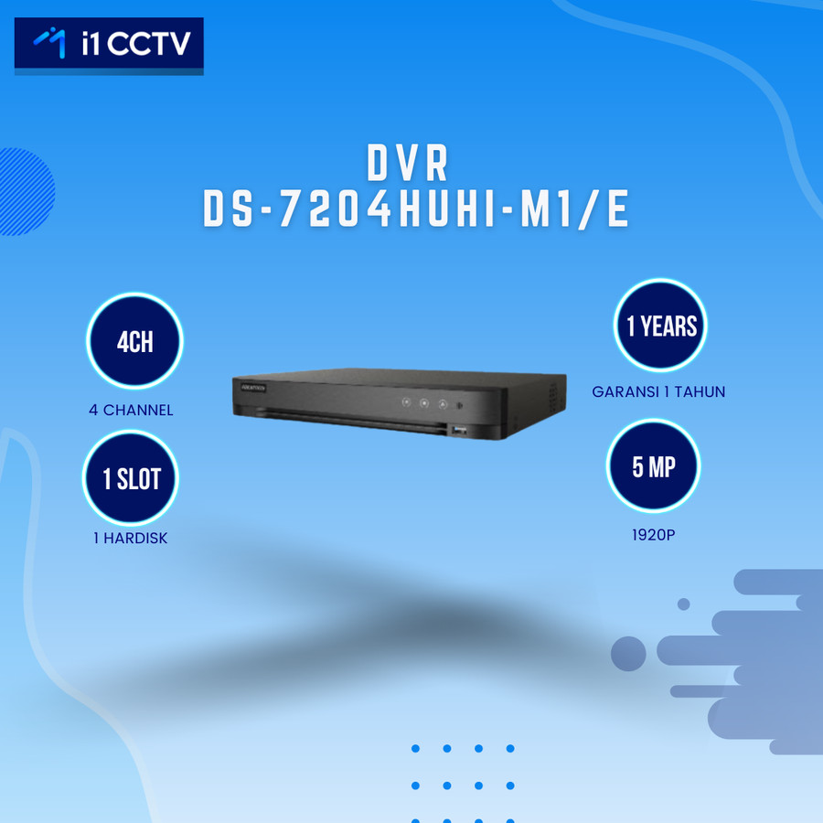 Jual Hikvision DVR CH 5MP DS-7204HUHI-M1/E Renos