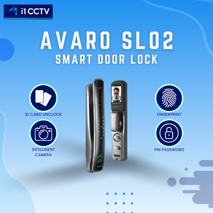 AVARO SL02 Smart Door Lock Kunci Pintu Digital Smart Lock Door Lock
