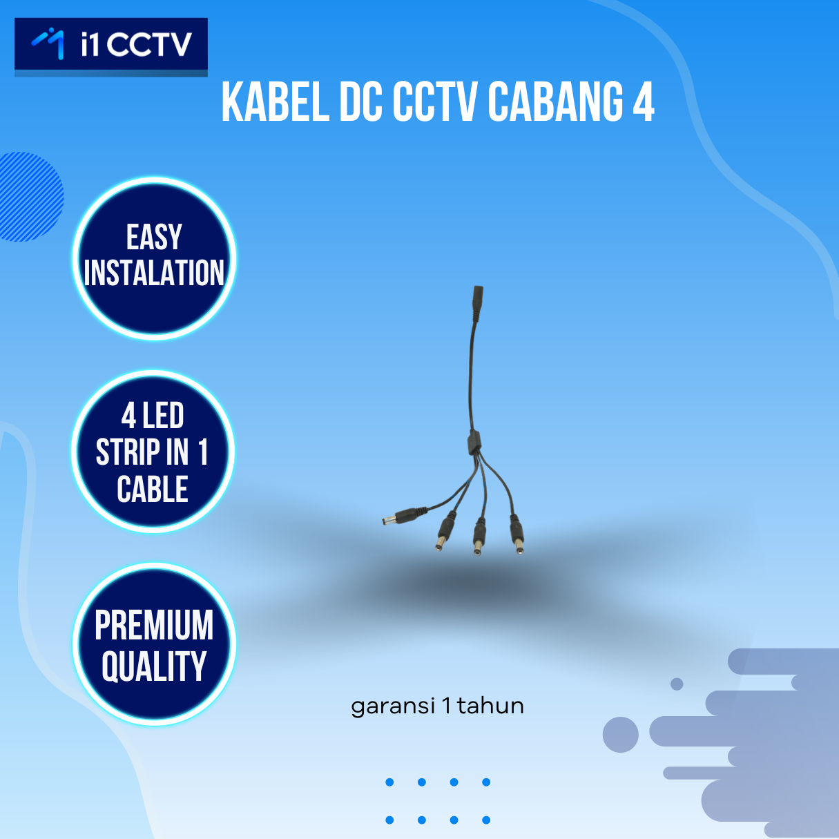 Kabel DC CCTV Cabang 4