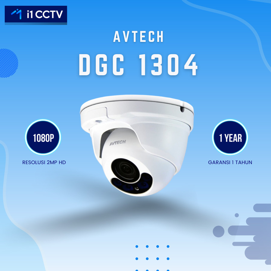 Camera CCTV AVTECH DGC1304 Motorized 2mp HDTVI Indoor