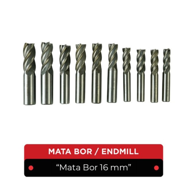 Jual Mata Bor Endmill Mm