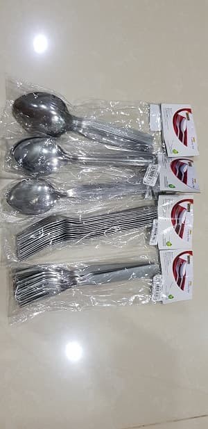 Sendok dan Garpu Stainless Steel/ Sendok dan Garpu Ketebalan 1.6mm