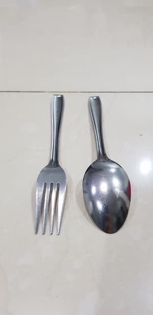 Sendok dan Garpu Stainless Steel/ Sendok dan Garpu Ketebalan 1.2mm