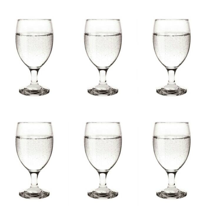 Gelas Wine / Gelas Kaki / Gelas Goblet (Home Pack "6pcs")