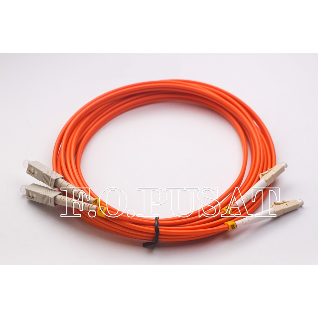 Patchcord OM2 Sc-Lc Duplex MultiMode OM2 Kabel 50/125 [5 Meter]