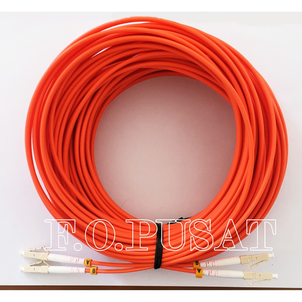 Patchcord OM2 LC-LC Duplex MultiMode OM2 Kabel 50/125 [20Meter]