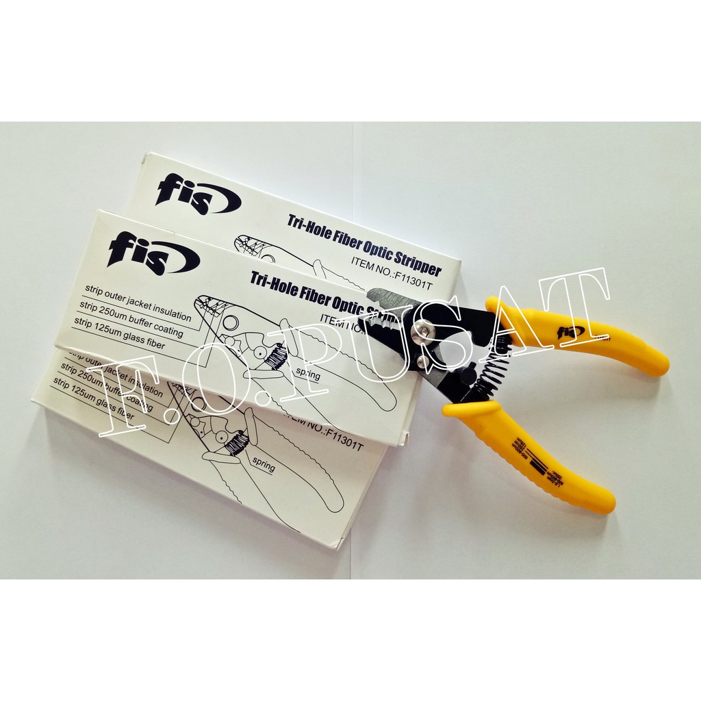 Tang Kupas Kabel FO / Wire Stripper 3 Hole / FIS ORI
