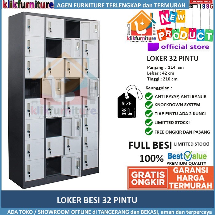 Loker Besi 32 Pintu AKL32