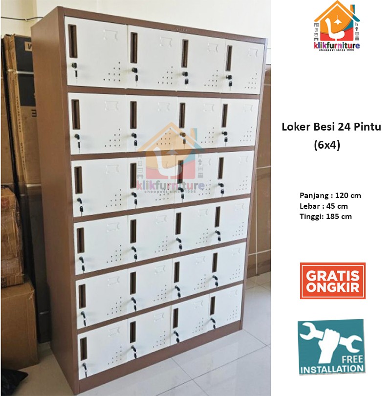 Locker Besi / Loker Besi / Loker File Besi 24 PINTU AKL24