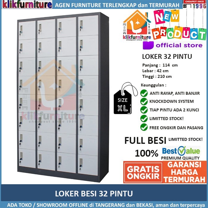 Loker Besi 32 Pintu AKL32