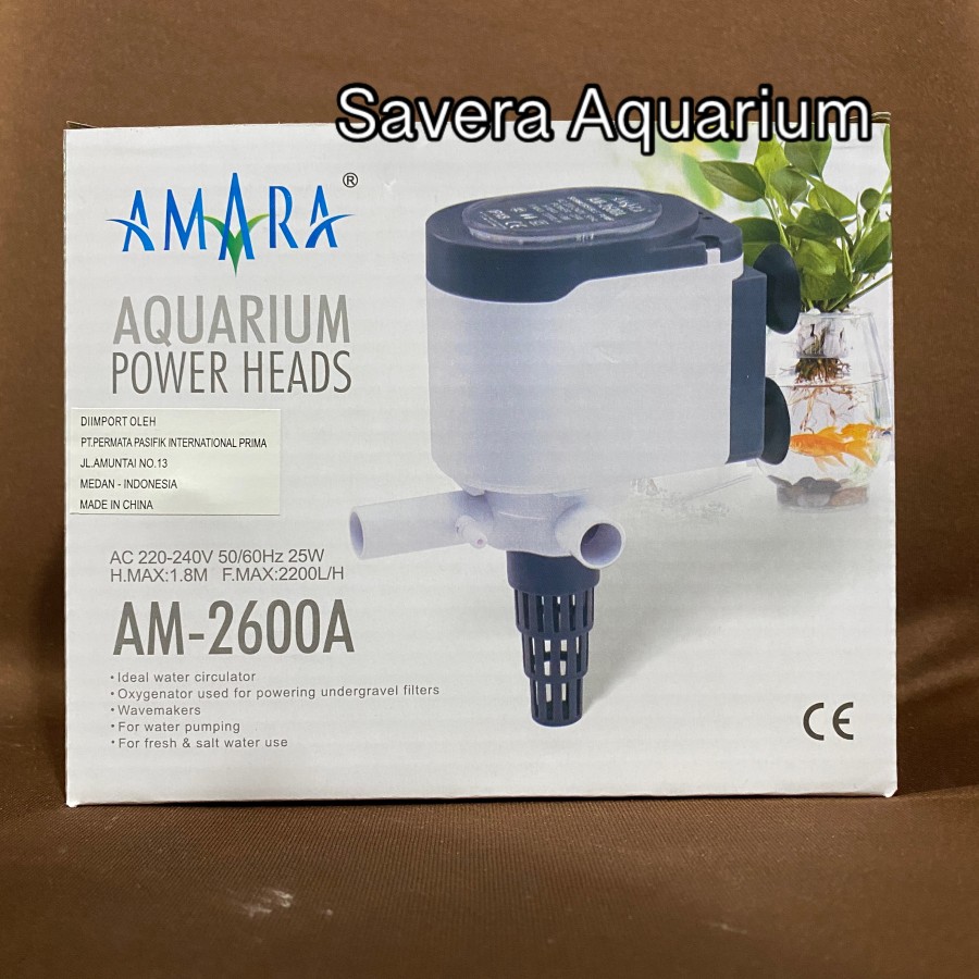 AMARA AM2600A / POMPA CELUP / POWER HEAD / 25 WATT / ORIGINAL